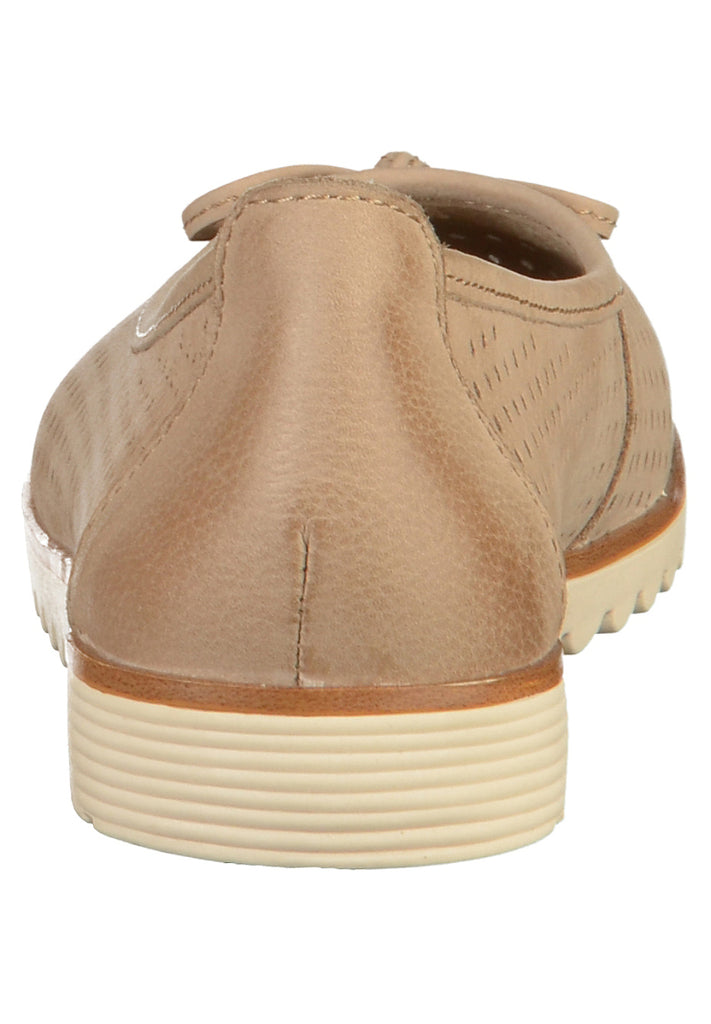 Tamaris Ballerinas Leder Beige - surf4shoes