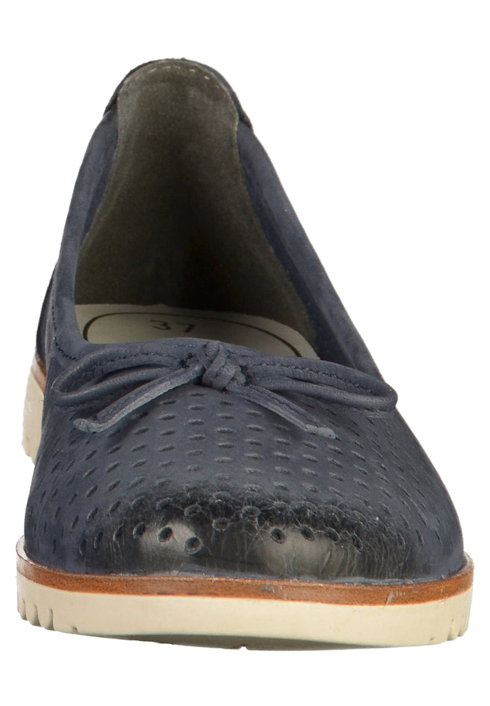 Tamaris Ballerinas Leder Navy - surf4shoes