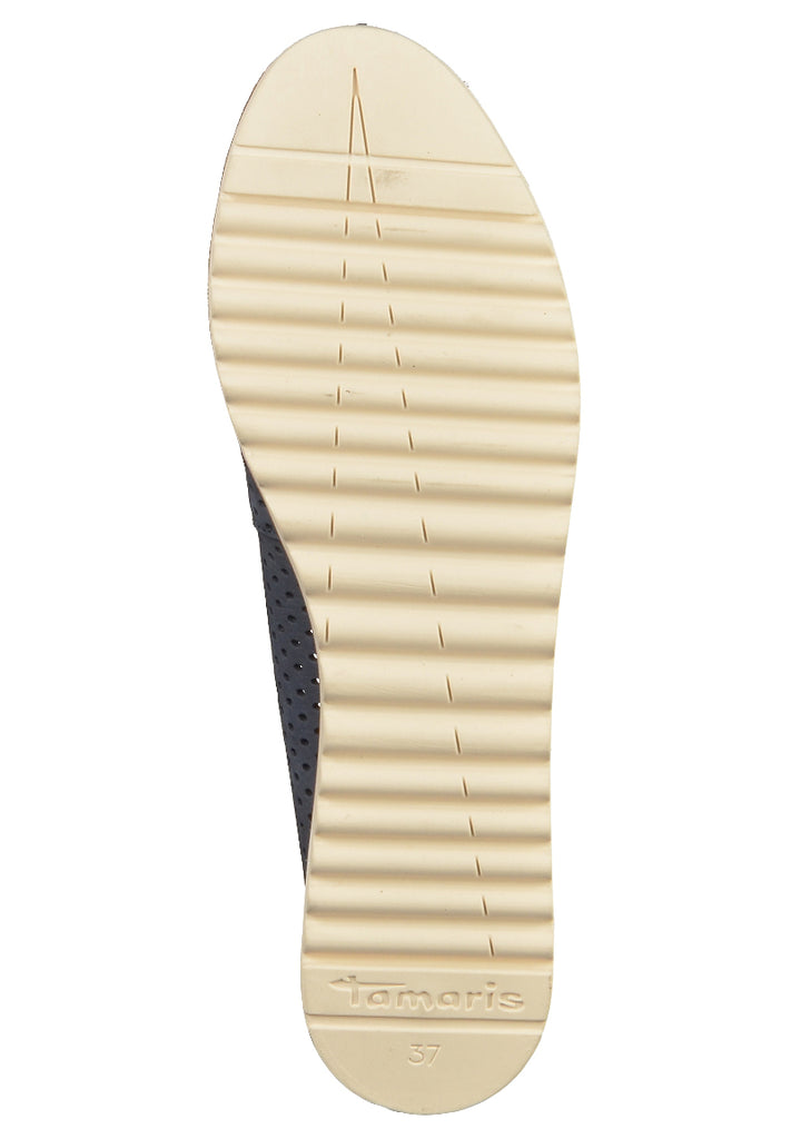 Tamaris Ballerinas Leder Navy - surf4shoes
