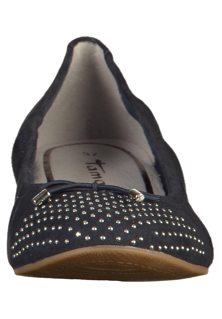 Tamaris Ballerinas Leder Navy - surf4shoes