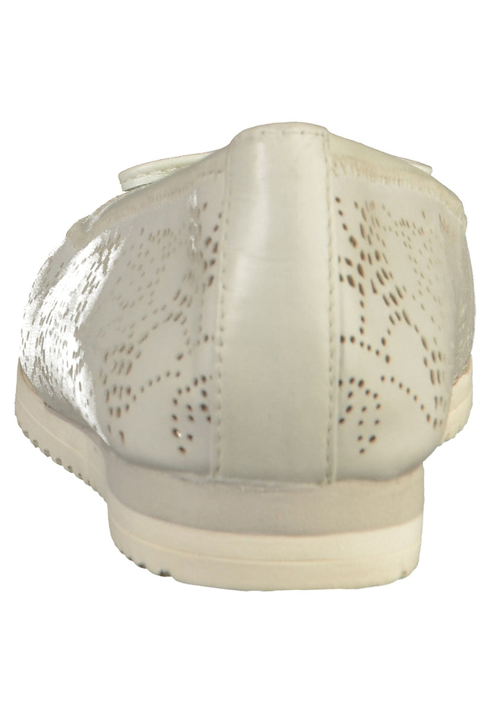 Tamaris Ballerinas Leder Weiß - surf4shoes