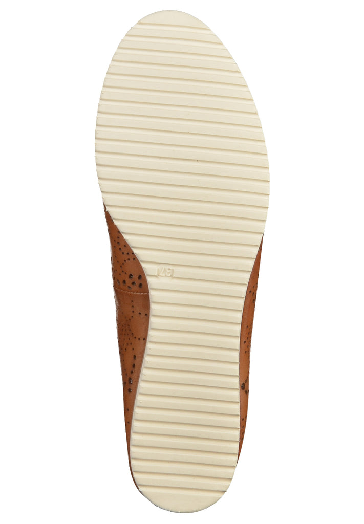 Tamaris Ballerinas Leder Nuss - surf4shoes