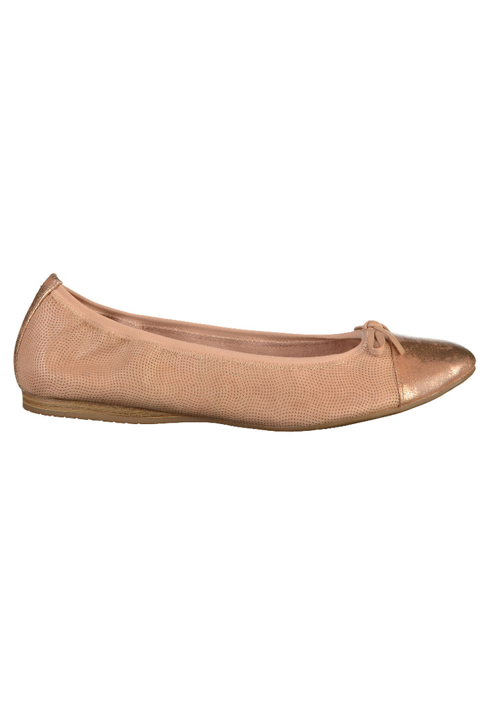 Tamaris Ballerinas Leder/Textil Rose - surf4shoes