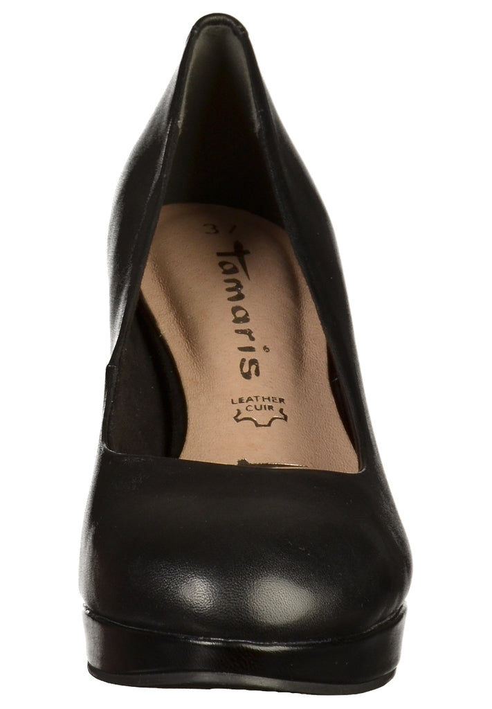 Tamaris Pumps Leder Schwarz - surf4shoes