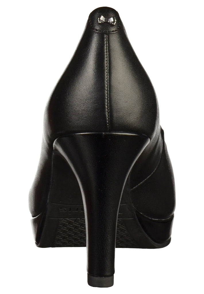 Tamaris Pumps Leder Schwarz - surf4shoes