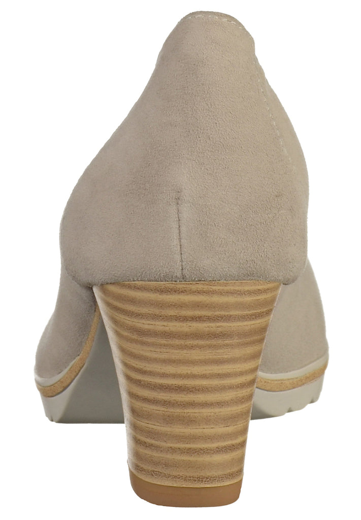 Tamaris Pumps Leder Hellgrau - surf4shoes