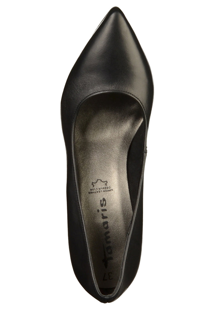 Tamaris Pumps Leder Schwarz - surf4shoes