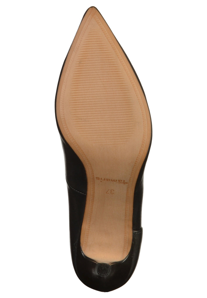 Tamaris Pumps Leder Schwarz - surf4shoes