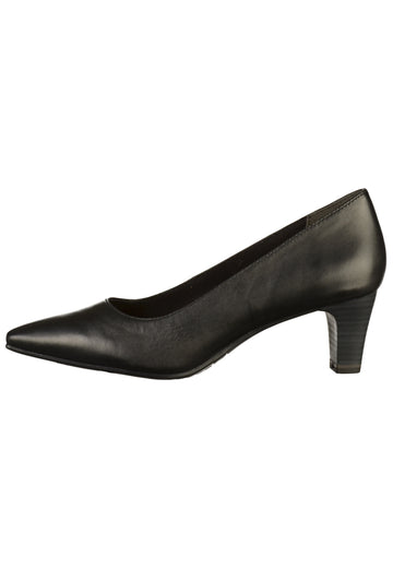 Tamaris Pumps Glattleder Schwarz - surf4shoes