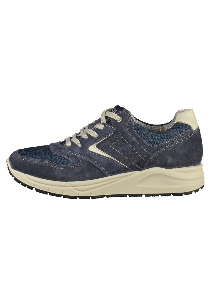 IGI&CO Sneaker Leder/Textil Blau - surf4shoes