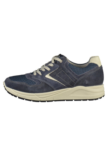 IGI&CO Sneaker Leder/Textil Blau - surf4shoes