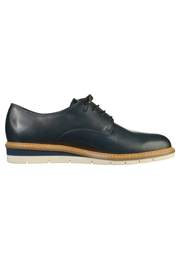 Tamaris Halbschuhe Leder Navy - surf4shoes