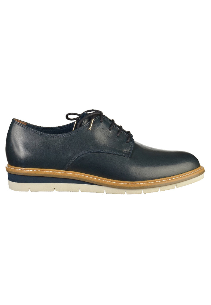 Tamaris Halbschuhe Leder Navy - surf4shoes