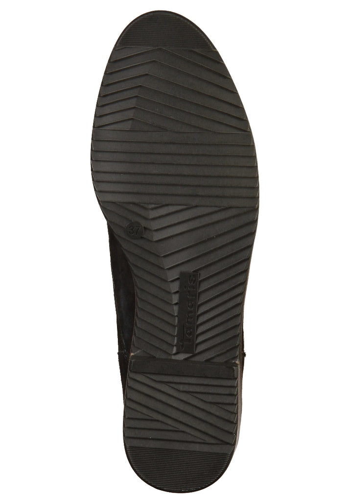 Tamaris Halbschuhe Leder Schwarz - surf4shoes