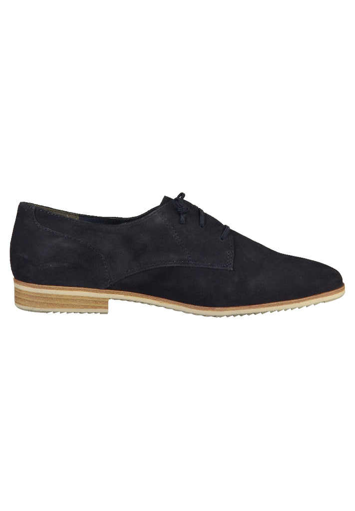 Tamaris Halbschuhe Leder Navy - surf4shoes