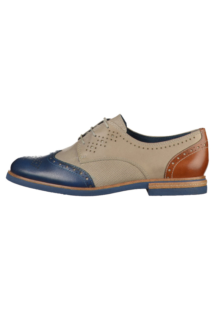 Tamaris Halbschuhe Leder Hellgrau - surf4shoes