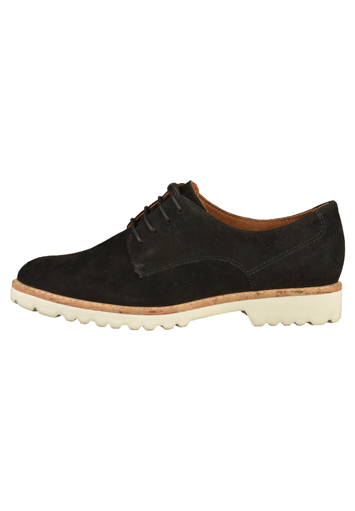 Tamaris Halbschuhe Leder Schwarz - surf4shoes