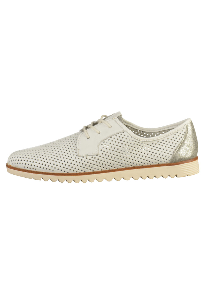 Tamaris Halbschuhe Leder Weiß - surf4shoes