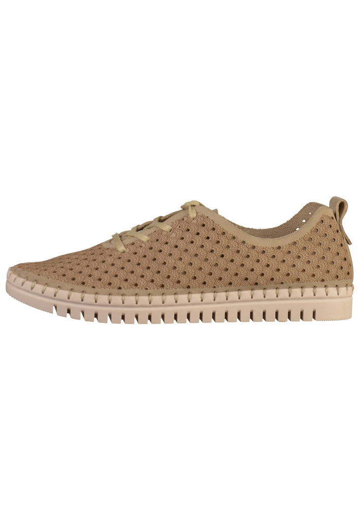 Tamaris Sneaker Leder Beige - surf4shoes