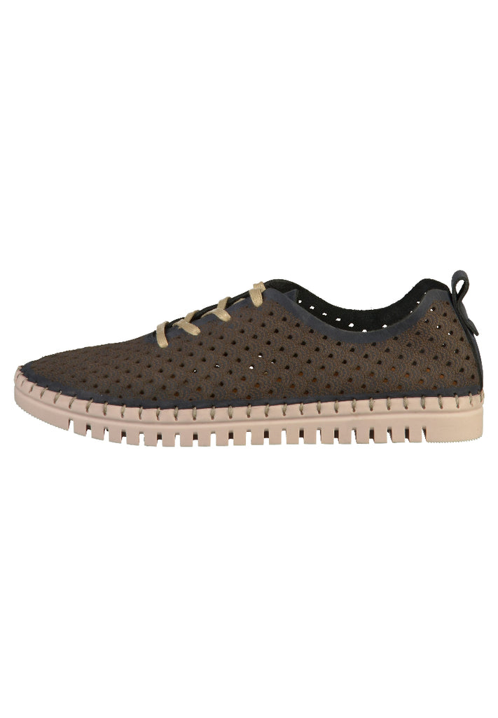 Tamaris Sneaker Leder Navy - surf4shoes