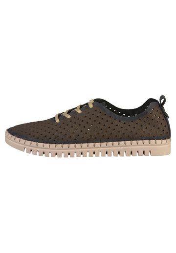 Tamaris Sneaker Leder Navy - surf4shoes