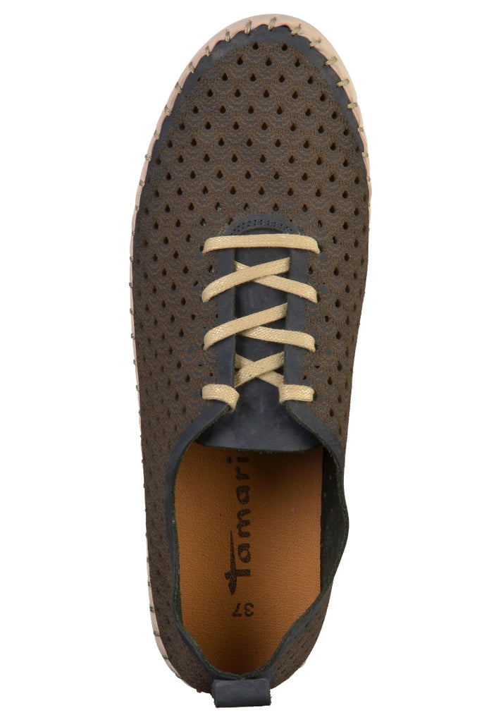 Tamaris Sneaker Leder Navy - surf4shoes