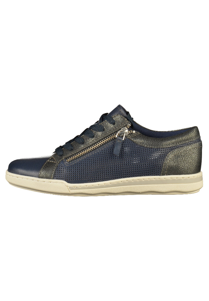 Tamaris Sneaker Leder Navy - surf4shoes