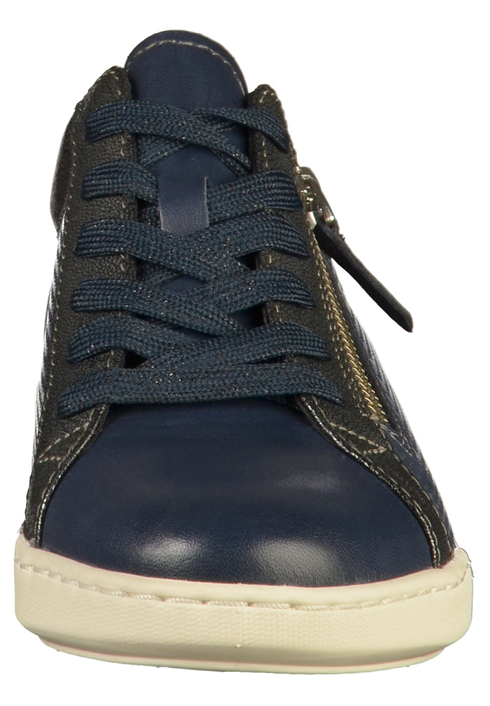 Tamaris Sneaker Leder Navy - surf4shoes