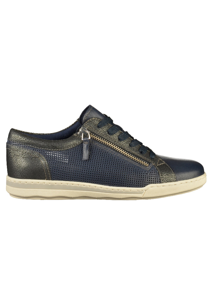 Tamaris Sneaker Leder Navy - surf4shoes