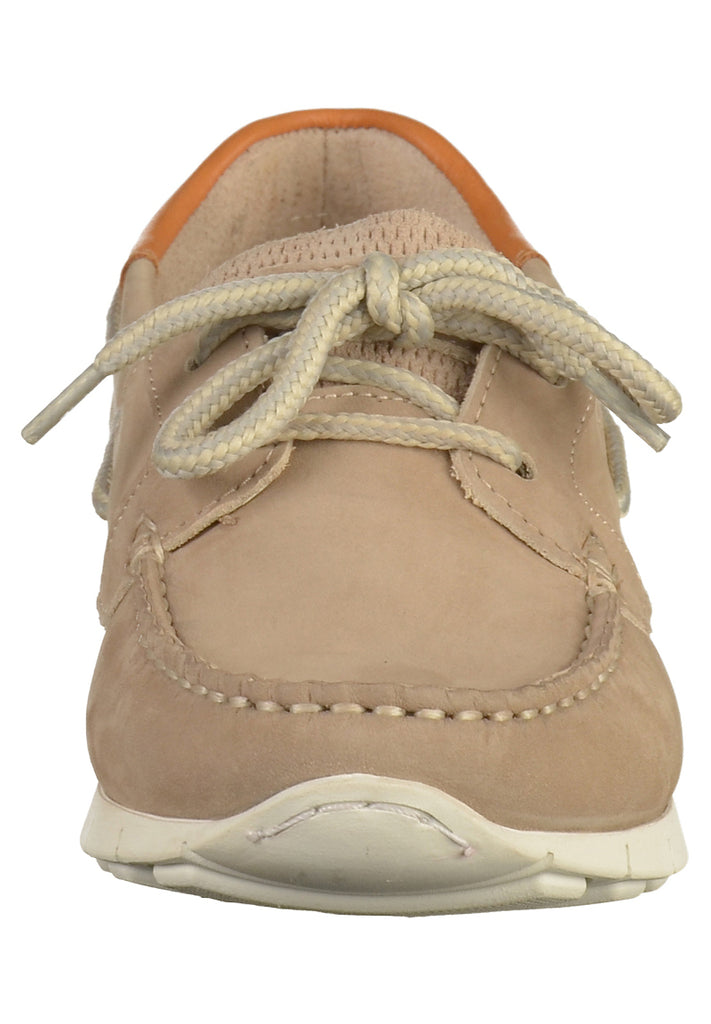 Tamaris Halbschuhe Leder Beige - surf4shoes