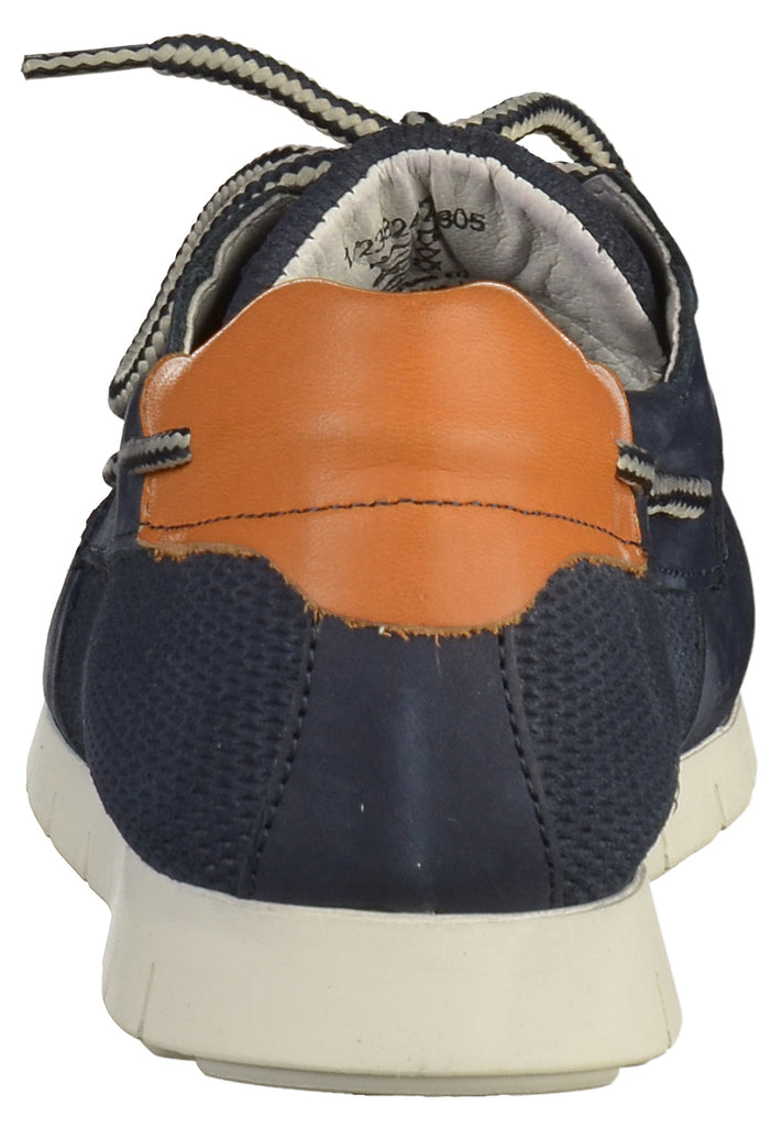 Tamaris Halbschuhe Leder Navy - surf4shoes