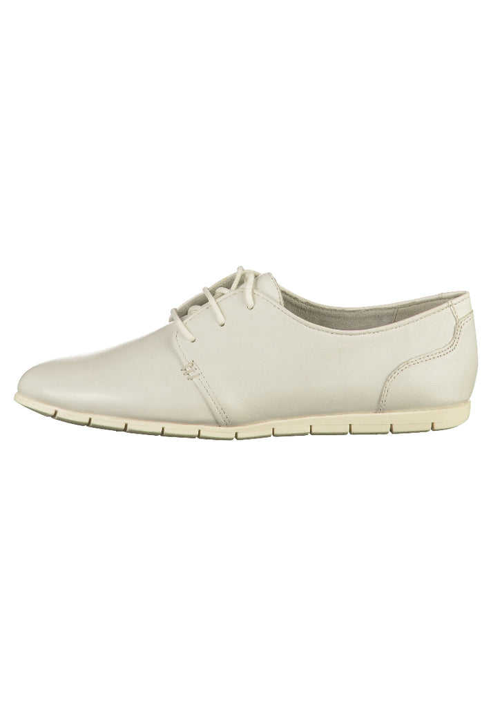 Tamaris Halbschuhe Leder Weiß - surf4shoes