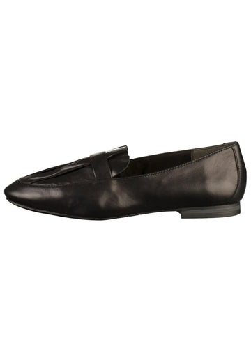Tamaris Slipper Glattleder Schwarz - surf4shoes
