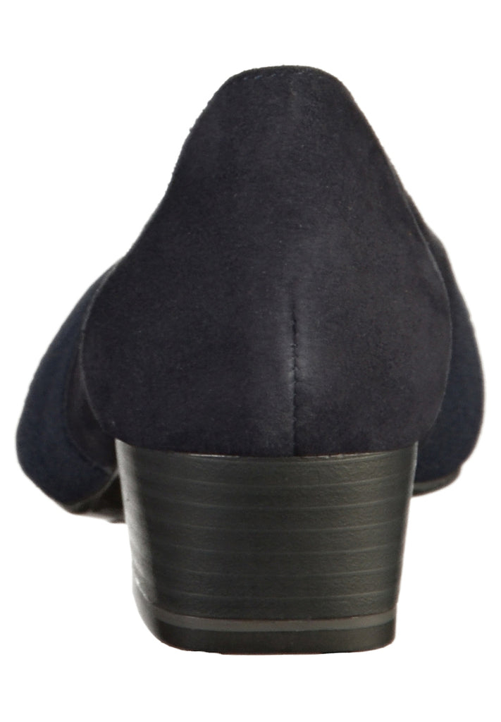 Tamaris Pumps Leder Navy - surf4shoes