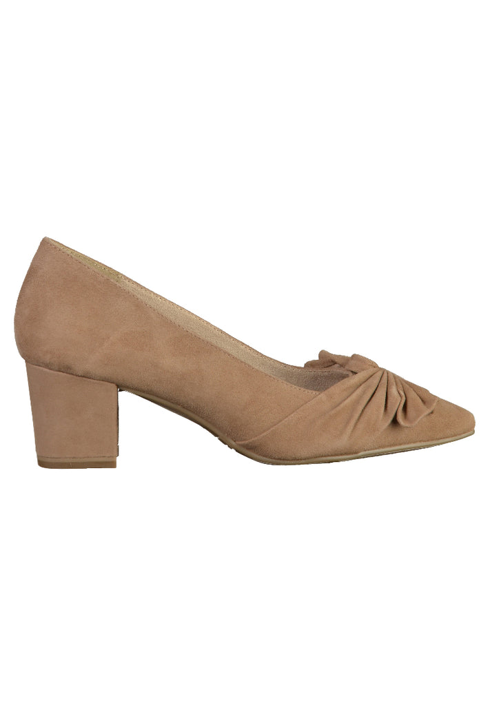 Tamaris Pumps Leder Taupe - surf4shoes