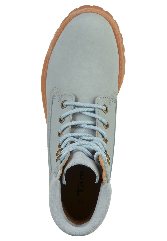 Tamaris Stiefelette Leder Hellblau - surf4shoes