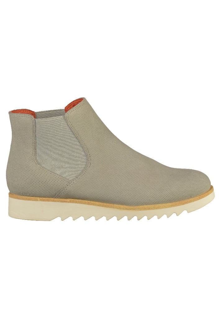 Tamaris Stiefelette Leder Hellgrau - surf4shoes
