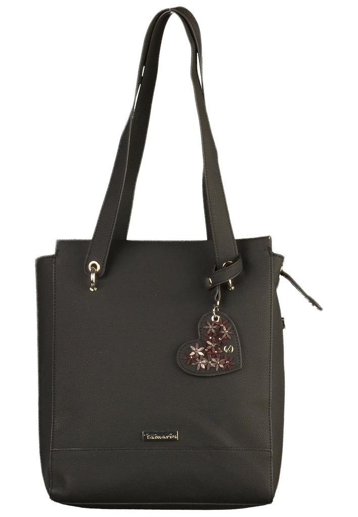 Tamaris Taschen Lederimitat Schwarz - surf4shoes