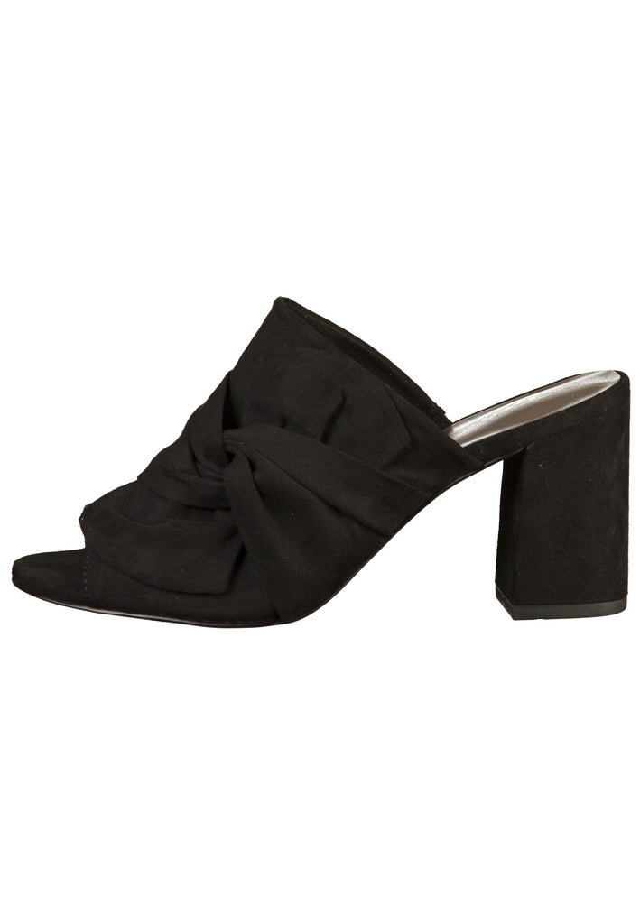 Tamaris Pantoletten Lederimitat Schwarz - surf4shoes