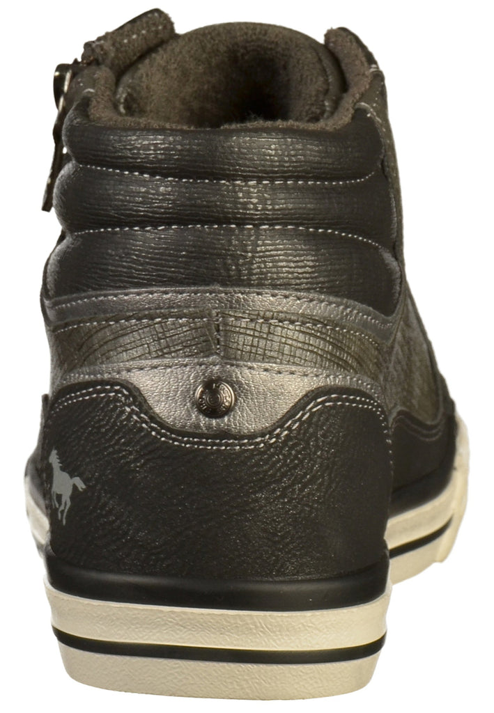 Mustang Sneaker Lederimitat Graphit - surf4shoes