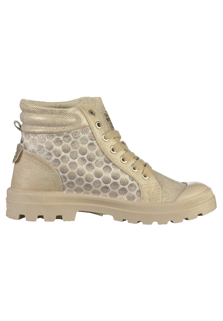 Mustang Sneaker Lederimitat/Textil Beige - surf4shoes