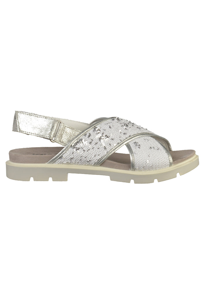 IGI&CO Sandalen Leder/Textil Silber - surf4shoes