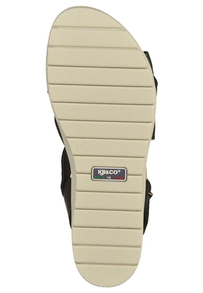 IGI&CO Sandalen Leder Schwarz - surf4shoes