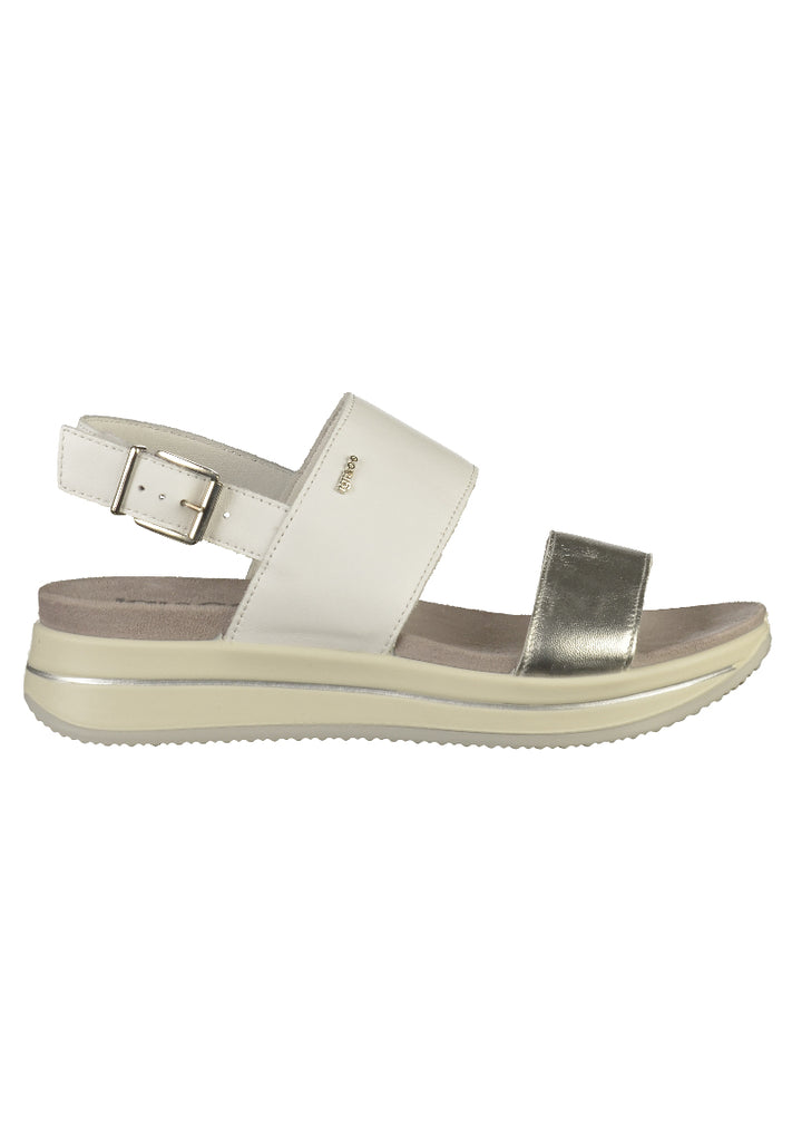 IGI&CO Sandalen Leder Weiß/Silber - surf4shoes