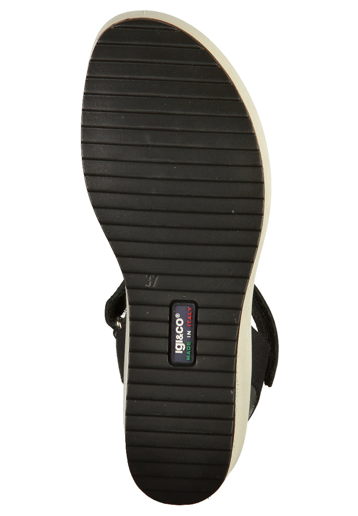IGI&CO Sandalen Leder Schwarz - surf4shoes