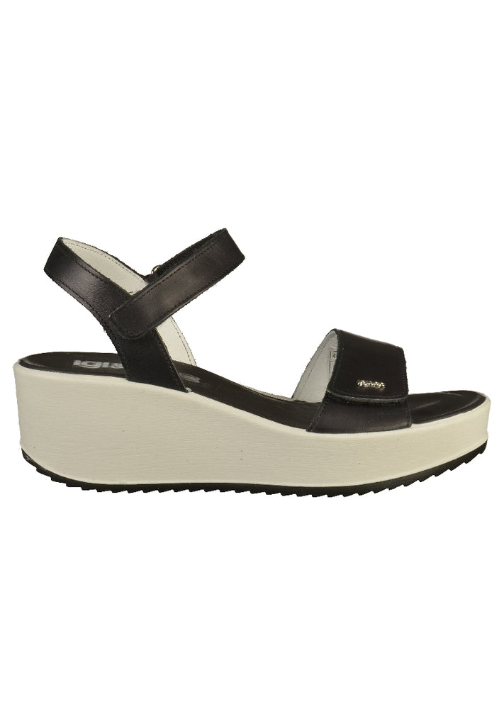 IGI&CO Sandalen Leder Schwarz - surf4shoes