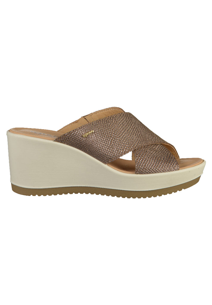 IGI&CO Pantoletten Leder Bronze - surf4shoes