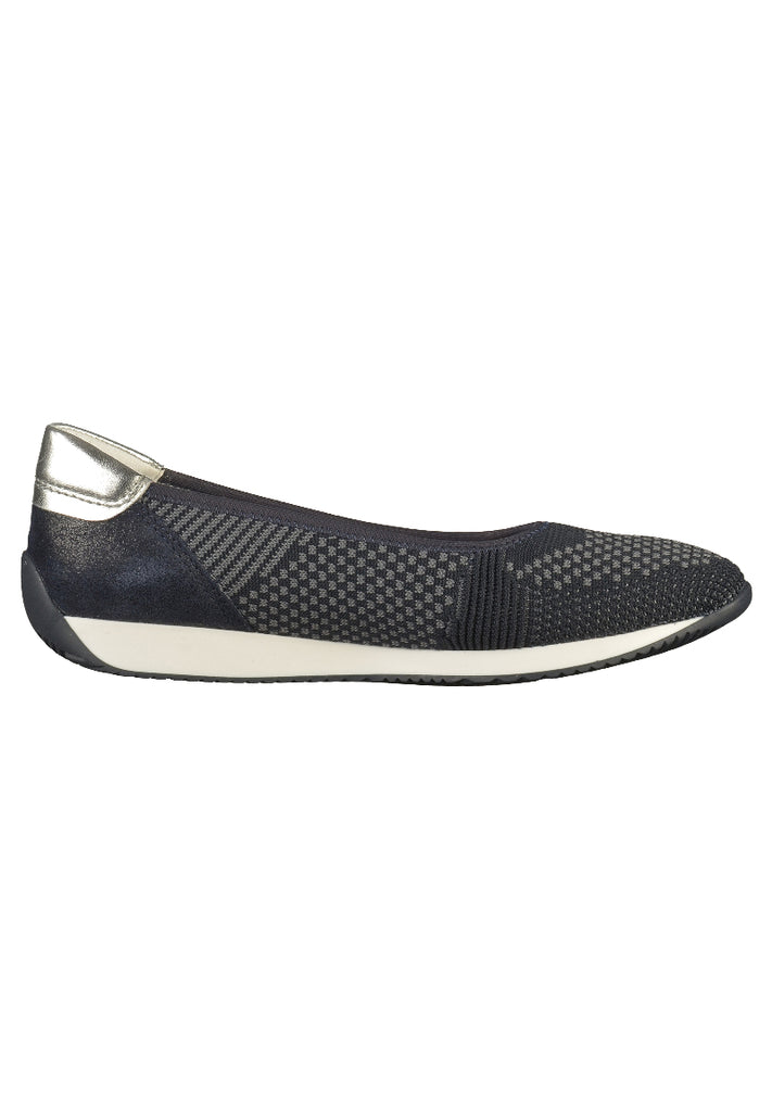 ara Ballerinas Leder Dunkelblau - surf4shoes