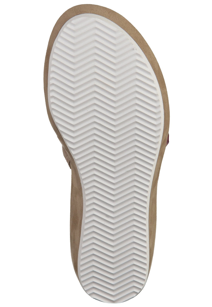 ara Pantoletten Veloursleder Taupe - surf4shoes