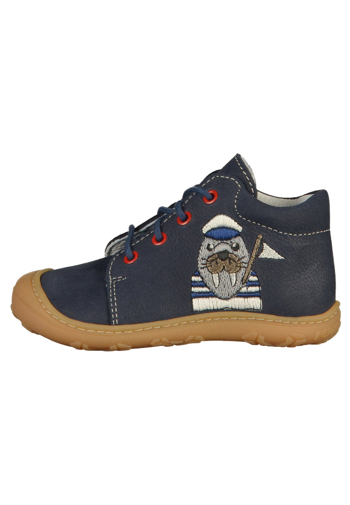 Pepino Halbschuhe Leder Dunkelblau - surf4shoes